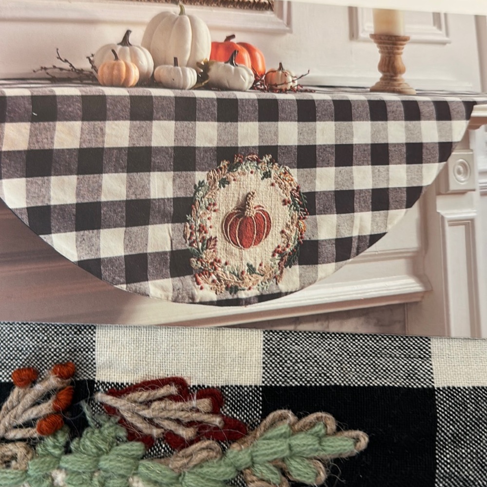Fire place Mantel Scarf runner
